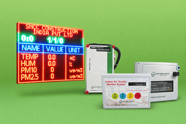 NIES Air Quality Monitor Device - AQI Detector & PM2.5 Air Quality Monitor