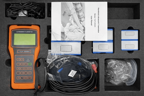 Portable Handheld Ultrasonic Flow Meter