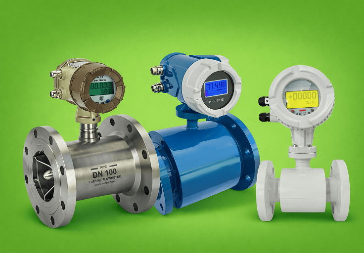 Electromagnetic Flow Meter - Digital Flow Meter for Water Flow Monitoring